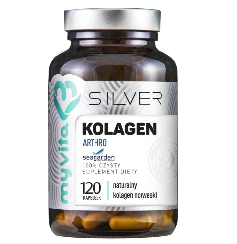 KOLAGEN GLUKOZAMINA KWAS hialuronowy MYVITA 120c
