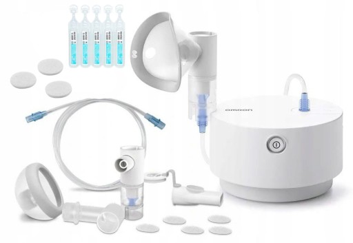 INHALATOR NEBULIZATOR OMRON NE C28P + GRATIS