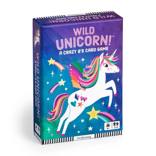 Karty do gry Wild Unicorn! - zabawki dla dzieci 4 lata+, Mudpuppy