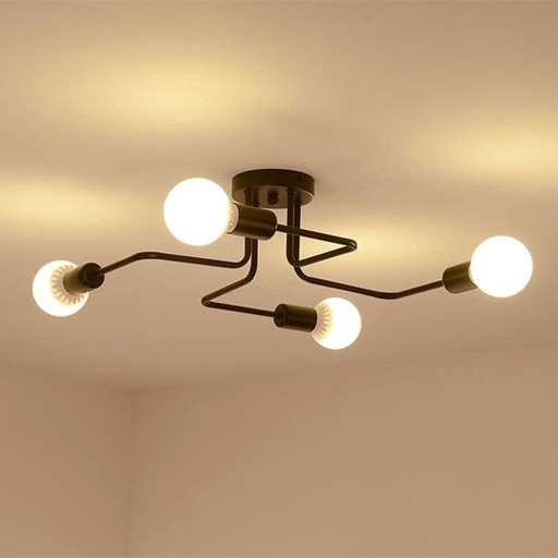 LAMPA SUFITOWA VINTAGE ŻYRANDOL 4-PUNKTOWY E27