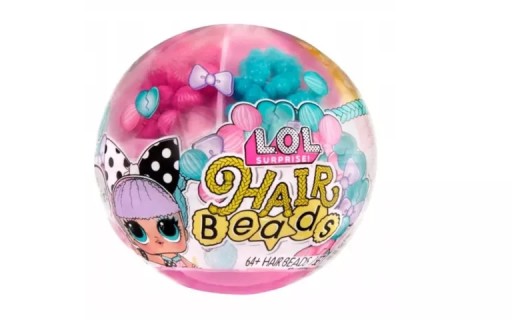 LOL SURPRISE HAIR BEADS KULA LALECZKA Z KORALIKAMI