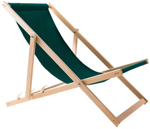 Leżak DREWNIANY LEŻAKI PLAŻOWE drewniane