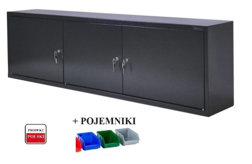 Szafka narzędziowa do garażu warsztatowa POLSKA pojemniki półki KOLORY