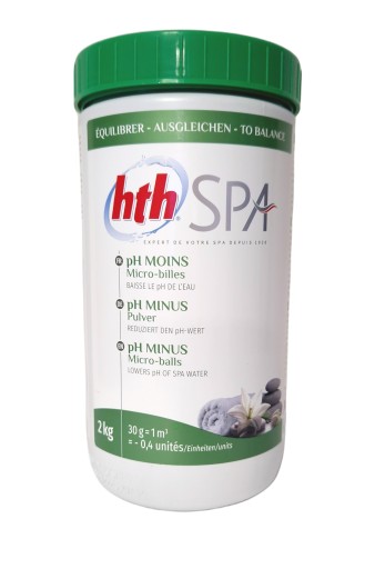 HTH SPA pH MINUS granulat obniża pH wody w Jacuzzi 2 kg