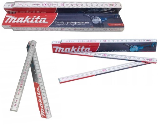 MIARA SKŁADANA DREWNIANA 2m MAKITA R-0193 10 sztuk