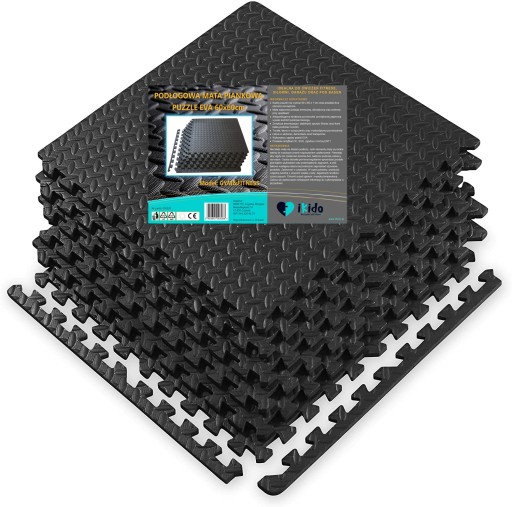 Mata puzzle pod sprzęt do ćwiczeń na siłownie 6szt