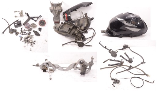 Honda CBF 125 - BAK OSŁONA SET PLASTIKI PAKIET