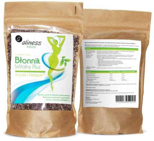 ALINESS BŁONNIK VITALNY + PROBIOTYK BABKA PŁESZNIK