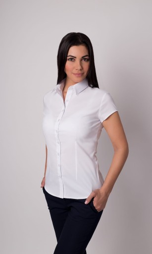 DYKON /KOSZULA DAMSKA / BIAŁA KLASYCZNA /44