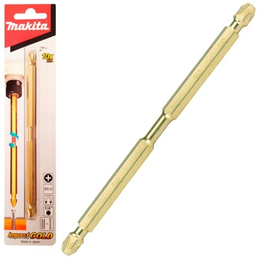 BIT PZ3 x150mm dwustronny 1szt MAKITA GOLD B-45294