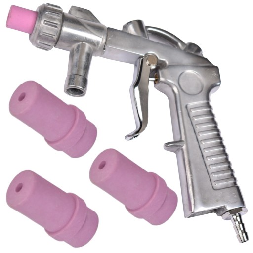 PISTOLET DO PIASKOWANIA + 4 DYSZE PIASKARKA Farys