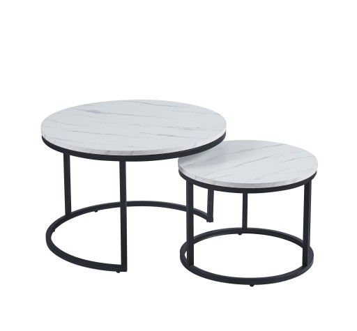Stolik kawowy KDK-Design CT 70 x 70 x 43cm biały