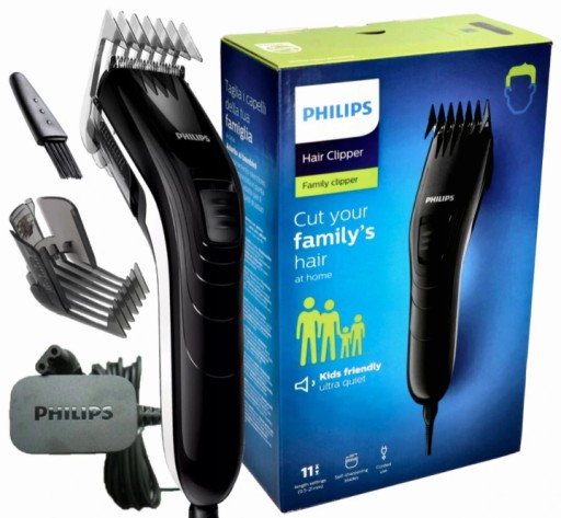 MASZYNKA DO STRZYŻENIA WŁOSÓW PHILIPS GOLARKA Z NASADKAMI RÓŻNA DŁUGOŚĆ