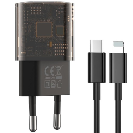 Ładowarka siec XO USB+USB-C+Lightning PD 30W QC3.0