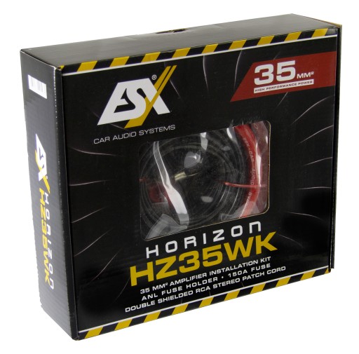 Zestaw przewodów do montażu wzmacniacza ESX HZ35WK