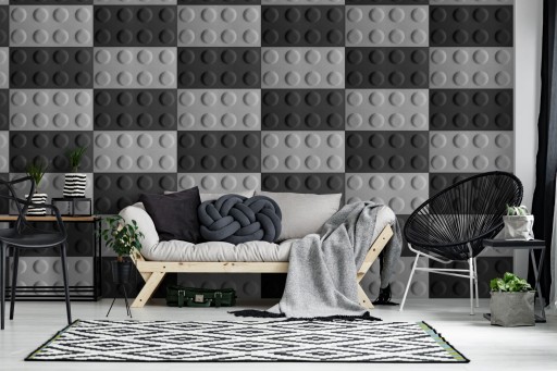 PANELE ŚCIENNE KLOCKI 60X30 CM ZAGŁÓWEK FILCOWE