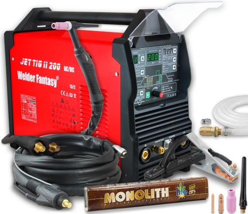 Tig spawarka MMA JET II 200 AC/DC PULS elektrody