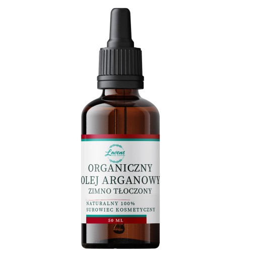 Olej Arganowy Organiczny Zimnotłoczony Naturalny Olejek 50 ml