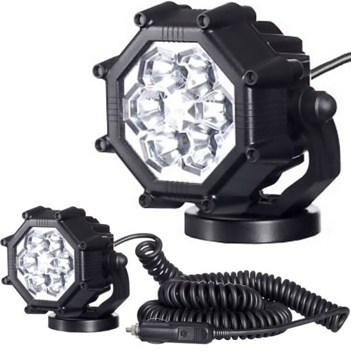 LAMPA ROBOCZA NA MAGNESIE Z WTYCZKA DO ZAPALNICZKI