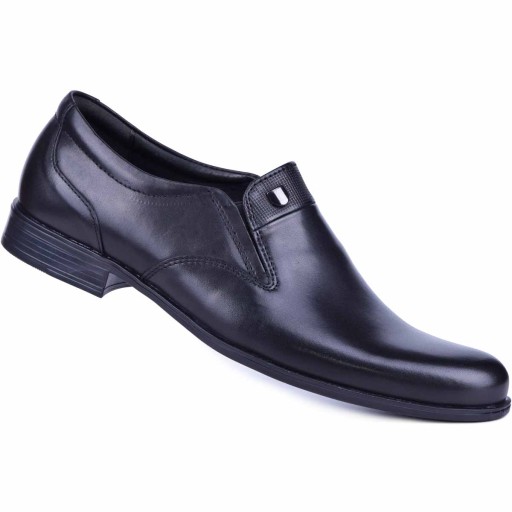 Męskie skórzane mokasyny eleganckie wizytowe 42