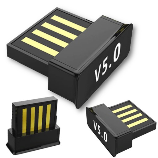 Mini Adapter Bluetooth 5.0 + EDR USB 2.0 20m