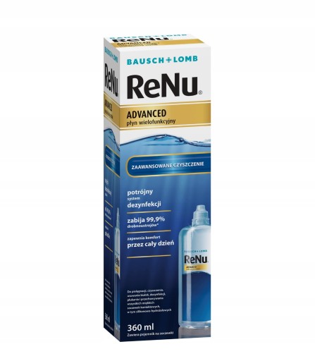 Płyn do soczewek ReNu Advanced 360 ml+60ml + GRATIS