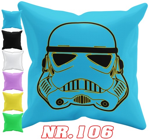 POSZEWKA NA PODUSZKĘ JAŚKA DO PRZEDSZKOLA DARTH VADER + IMIĘ GRATIS