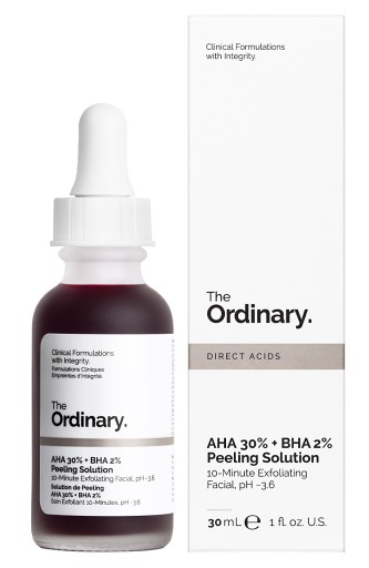 THE ORDINARY AHA 30% BHA 2% PEELING SOLUTION INTENSYWNY PEELING DO TWARZY