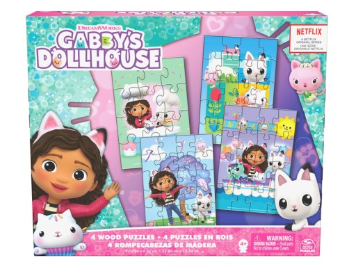 Puzzle SPIN MASTER Koci Domek Gabi 4w1 6067990