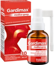 GARDIMAX MEDICA SPRAY, AEROZOL DO JAMY USTNEJ 30ML