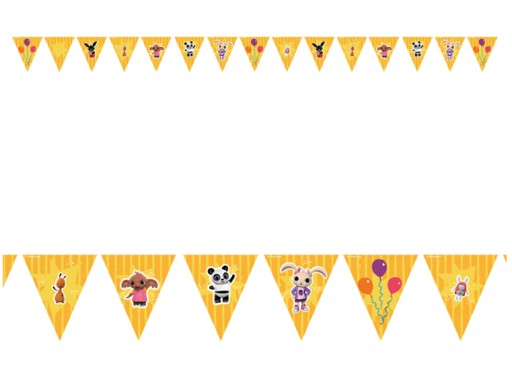 baner girlanda bing 330cm urodziny