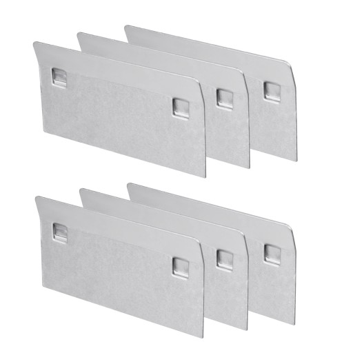 Zestaw metalowych adapterów do kuwet 6x adapter do metalowych tablic
