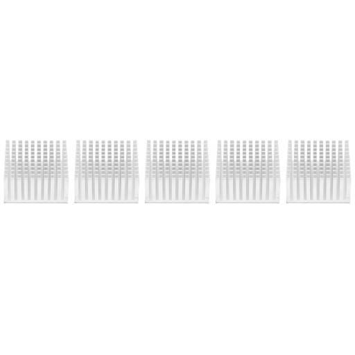 5 szt. Aluminiowy radiator chłodzący Płetwa chłodnicy do wentylatora PCB