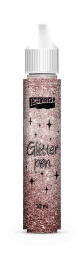 PISAK BROKATOWY 30ml BRĄZOWY pentart no.4