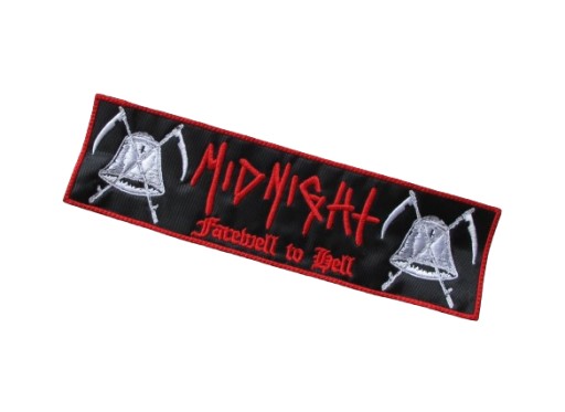 Naszywka haftowana MIDNIGHT - Bell Rectangular