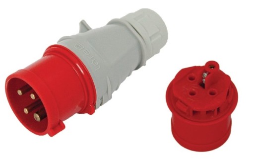 Wtyk siłowy 16A 400V 4p - Tarel
