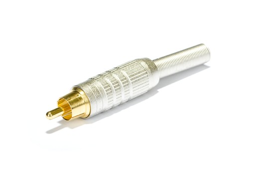 Canare F-10 wtyk RCA cinch z izolacją