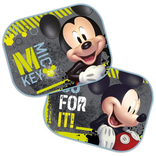 ZASŁONKI PRZECIWSŁONECZNE BOCZNE DO AUTA OSŁONY 2 SZT MYSZKA MICKEY