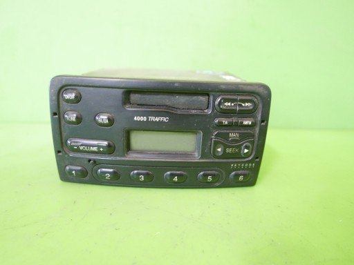 RADIO KASETOWE RADIOODTWARZACZ FORD 4000 TRAFFIC 4 CHANNEL + KOD