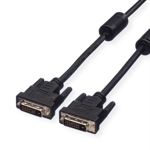 Kabel do monitora DVI 24+1 Dual Link M/M 10m