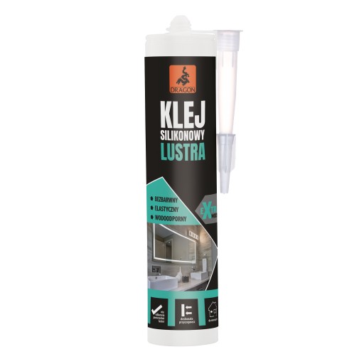 DRAGON KLEJ MONTAŻOWY DO LUSTER SZKŁA 280ML