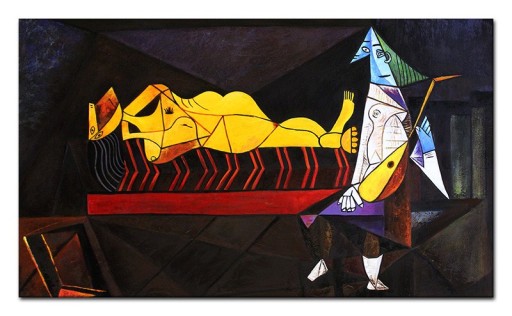 Obraz ręcznie malowany Pablo Picasso Serenada 100x170