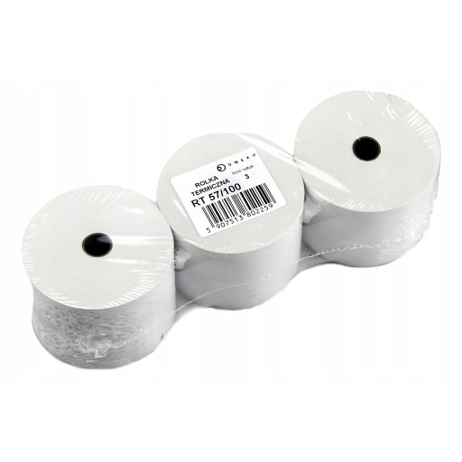 Rolka termiczna Omeko do kasy 57mm/100m 3 szt