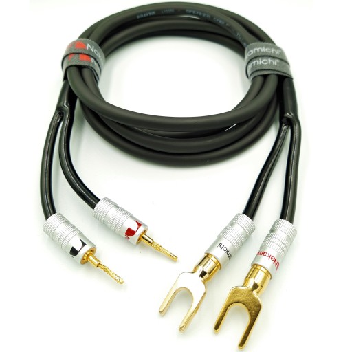 NAKAMICHI Kabel głośnikowy 2x1,5 igły widły 4,5m