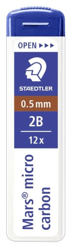 Grafit 0.5mm 2B Staedtler