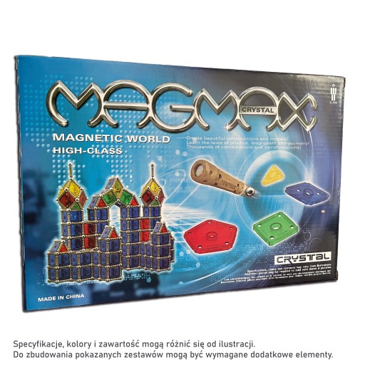 Klocki magnetyczne Magmax | 46 elementy | 661A