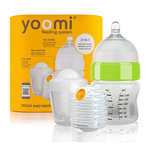 YOOMI BUTELKA zielona PODGRZEWACZ kapsuła 140 ml
