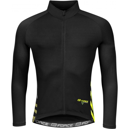 Force Jersey Spike długi czarno-żółty fluo 2XL