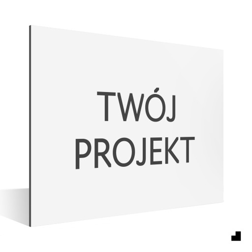 TABLICZKA TWÓJ DOWOLNY NADRUK PROJEKT LOGO 40X30cm