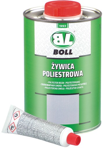 BOLL ŻYWICA POLIESTROWA + UTWARDZACZ 1KG ZESTAW